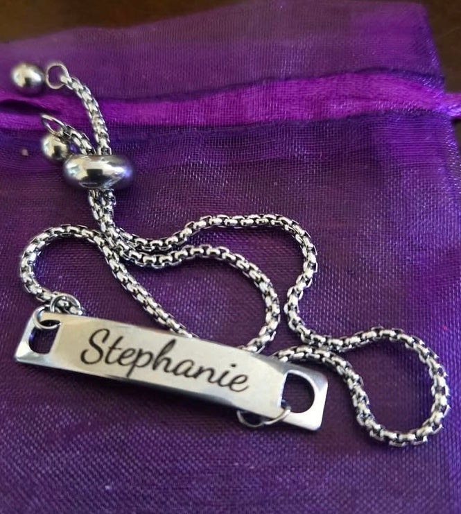 Personalized Slider Bracelet