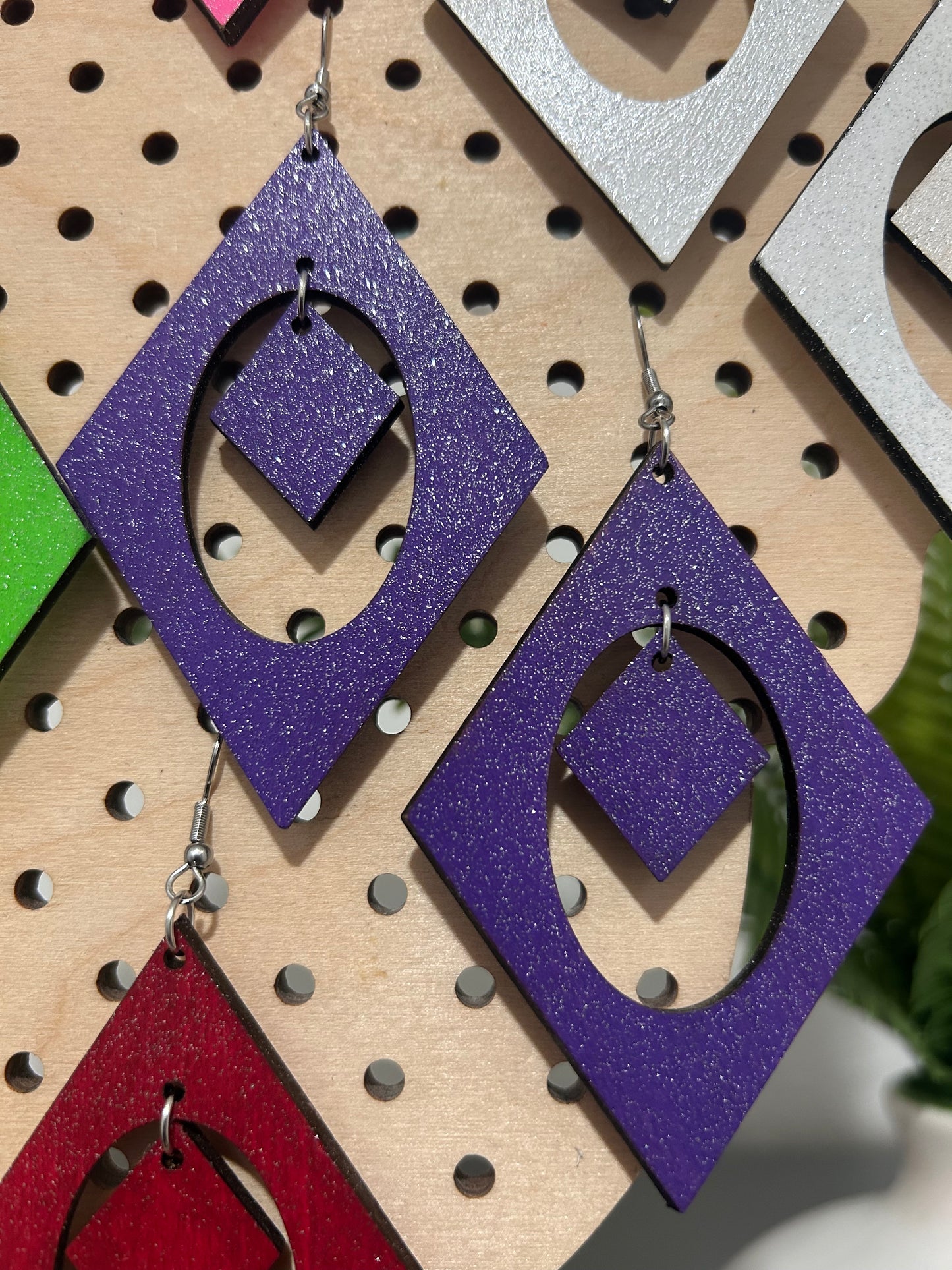 Wood You - Purple Diamonds