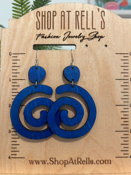 Blue Spirals